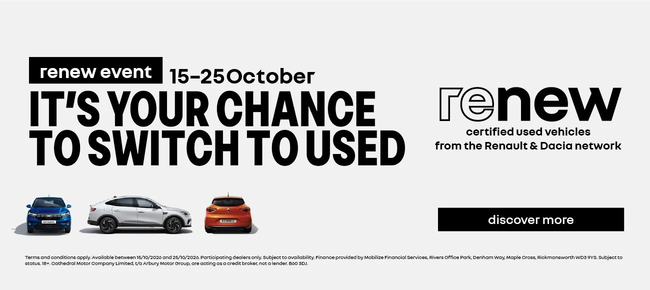 Ready for a fresh start? The Renew Sales Event is on at Arbury!